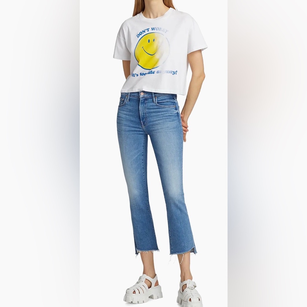 MOTHER Light Blue Straight Leg Jeans